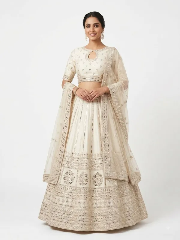 Ivory_Embroidered_Lehenga_Choli_For_Women
