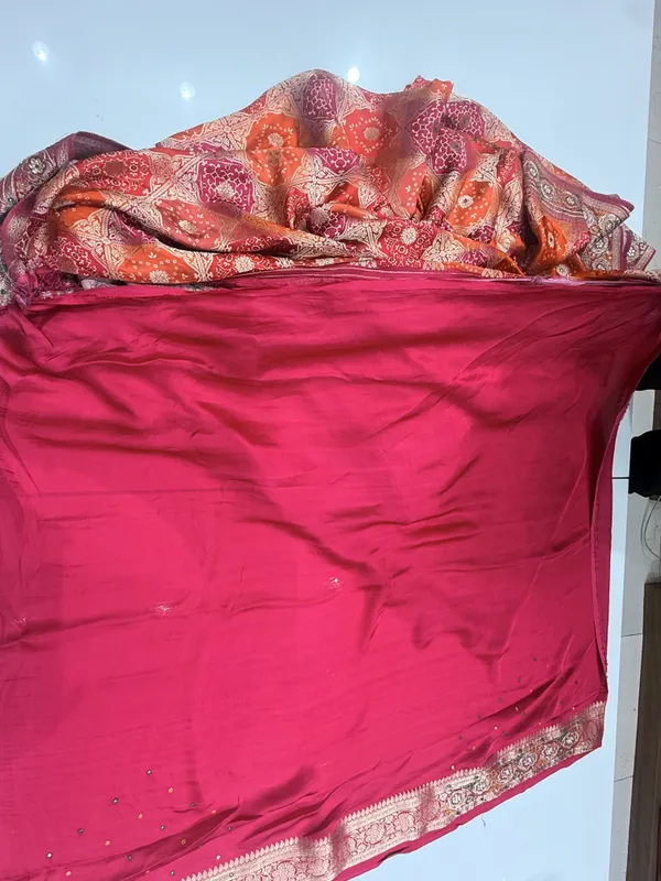 Pink_Orange_Saree_with_handwork_for_Women