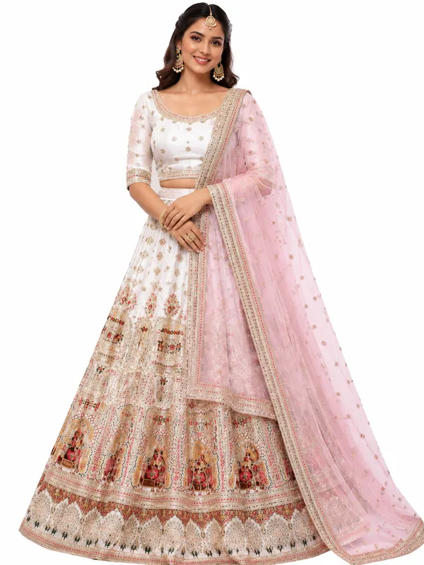 Bridal_White_Printed_Unstitched_lehenga_Choli_for_Women