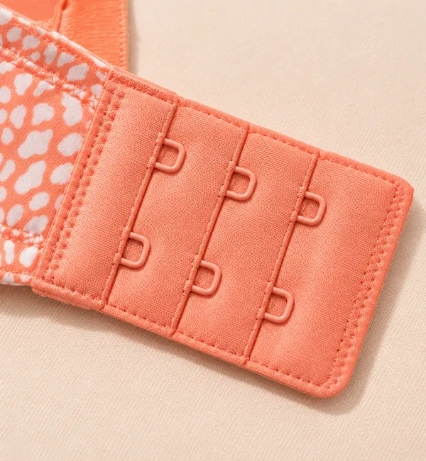 LA_QAYARA_Women's_Peach_Coral_Printed_Bra_with_Adjustable_Straps_for_Daily_Wear