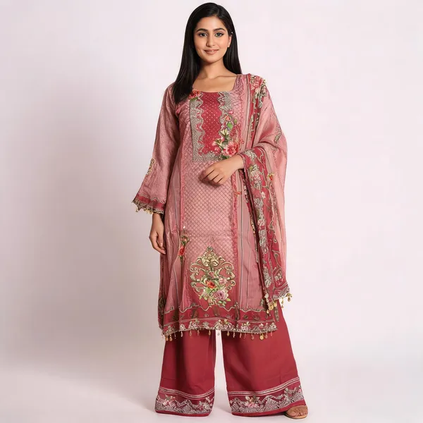 Multicolor_Viscose_Crepe_Kurta_Set_For_Women