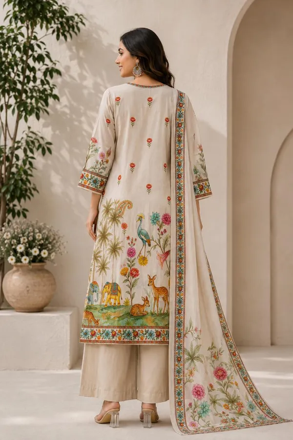 Beige_Cotton_Kurta_Set_For_Women