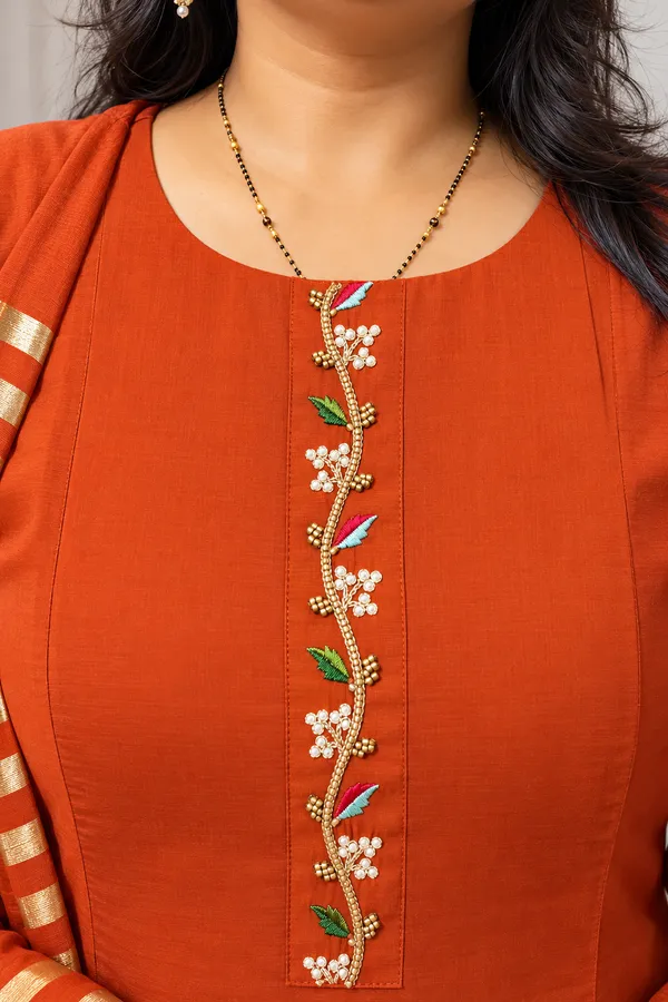 Pure_Mal_Chanderi_Silk_Embroided_Kurta_Plazzo_set_with_gold_zari_stripes_and_border_Dupatta_