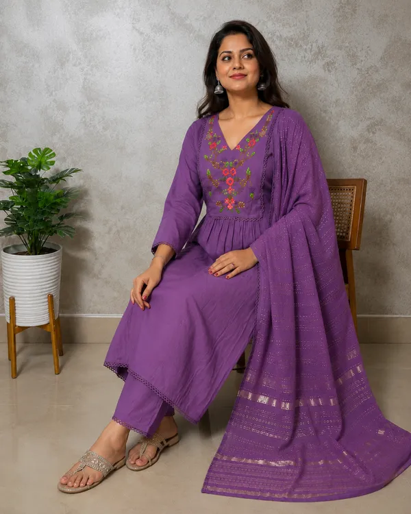 Purple_Mul_Cotton_With_Lining_Kurta_Set_For_Women