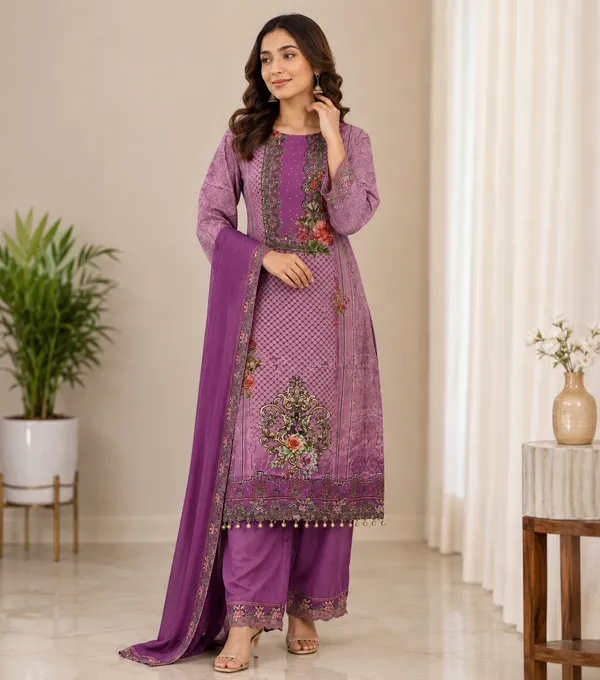 Pink_Viscose_Crepe_Kurta_Set_For_Women