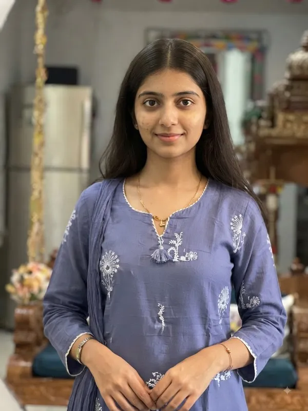 Lavender_Blue_Cotton_Kurta_Set_For_Women
