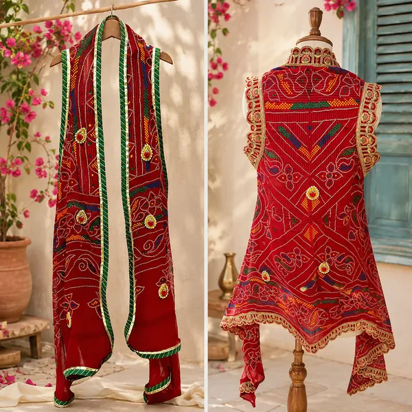 Red_Georgette_Chunri_Shrug_For_Women