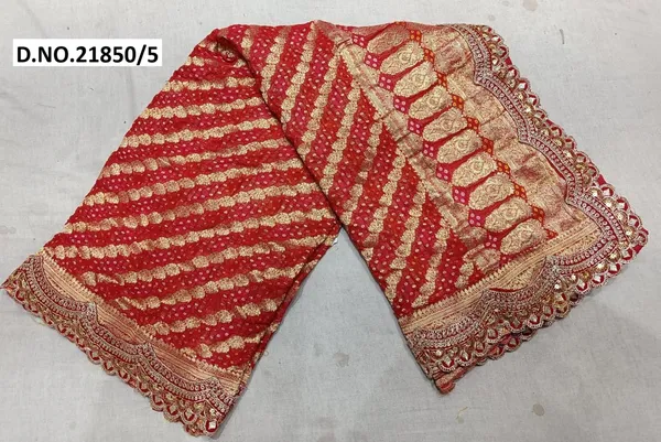 Red_Viscose_Khaadi_Khadi_Dupatta_For_Women