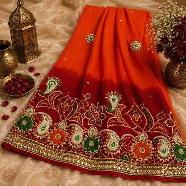 Red_Nylon_Pila_Handwork_For_Women