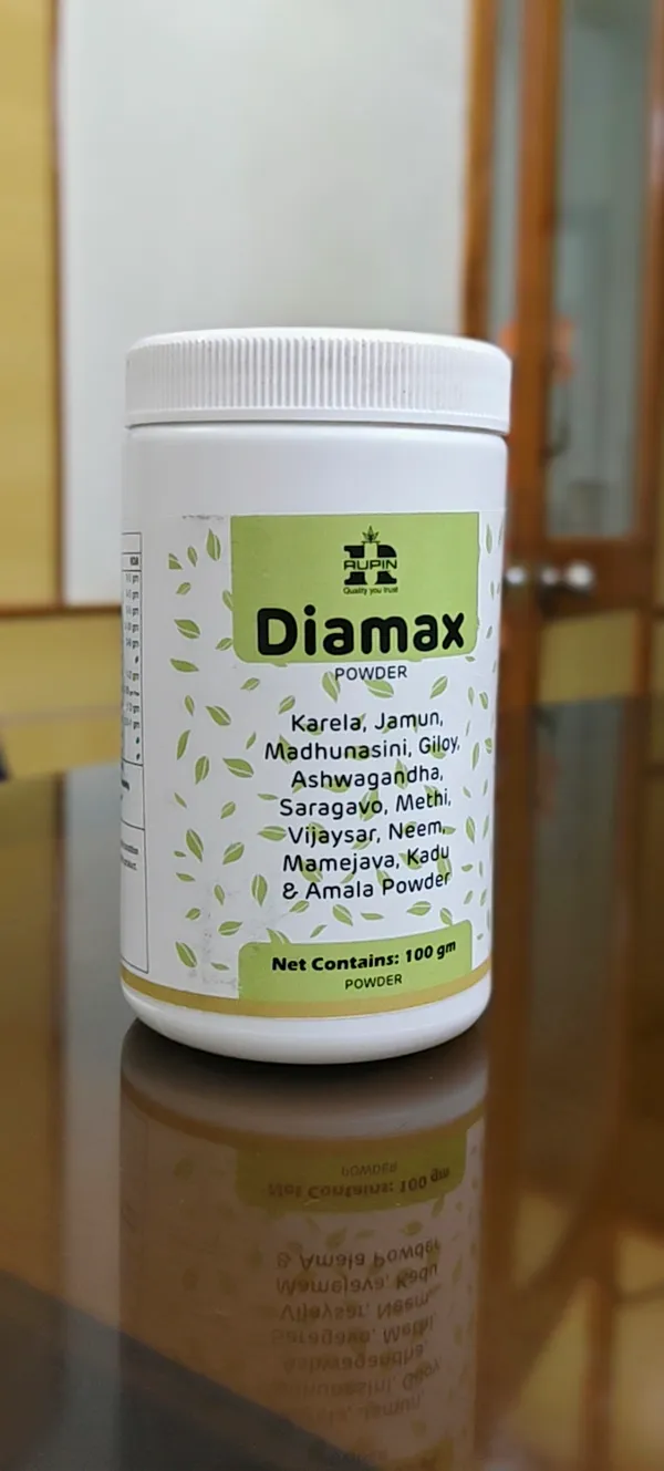 Diamax_Herbal_Powder_(Karela,_Jamun,_Vijaysar,_Methi)_(Pack_of__1_)