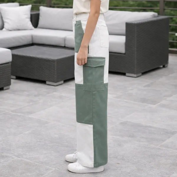 Multi_Cotton_Wide_Leg_Cargo_Trousers_For_Girls