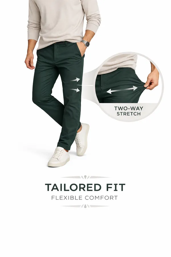 Bottle_Green_Cotton_Slim_Fit_Trousers_For_Men