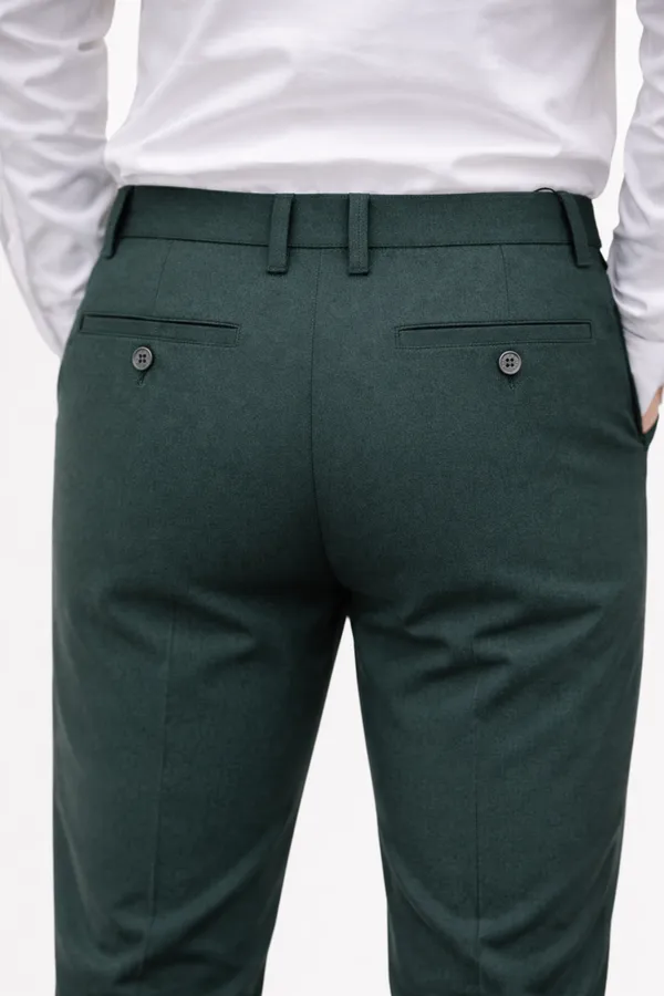 Bottle_Green_Cotton_Slim_Fit_Trousers_For_Men