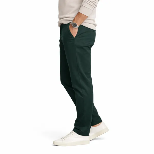Bottle_Green_Cotton_Slim_Fit_Trousers_For_Men