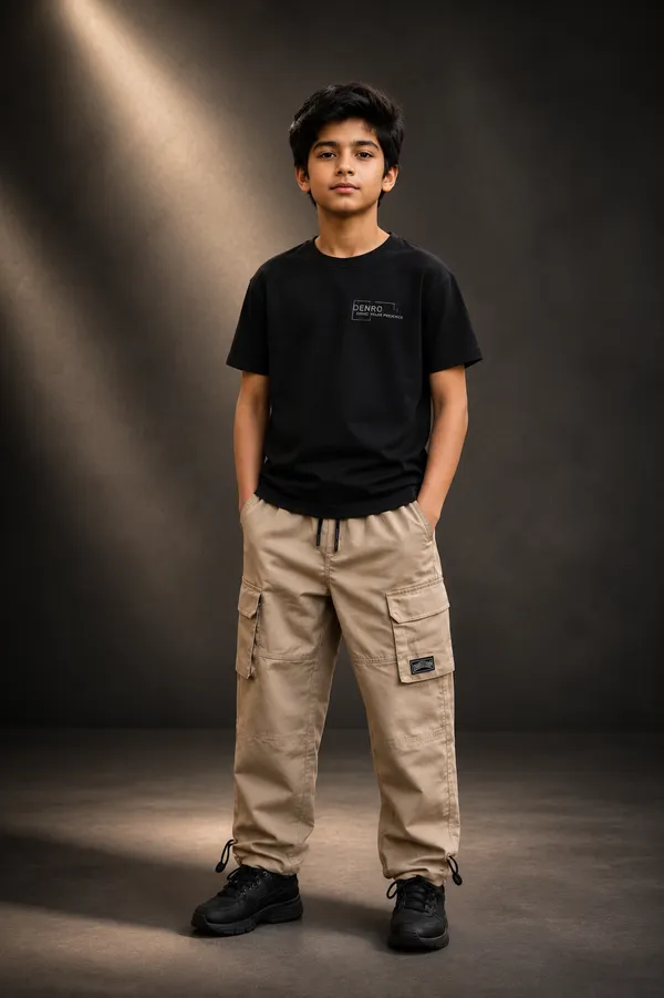 Khaki_Cotton_Regular_Fit_Cargo_Trousers_For_Boys
