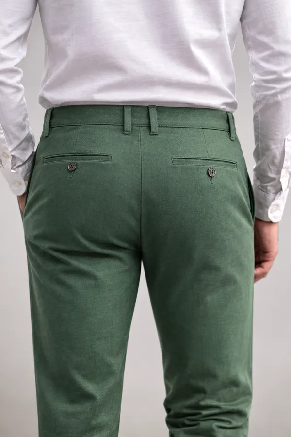 Green_Cotton_Slim_Fit_Trousers_For_Men