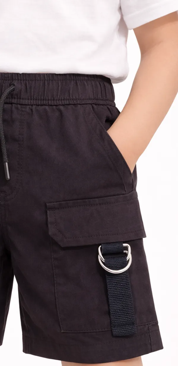 Black_Cotton_Cargo_Shorts_For_Boys