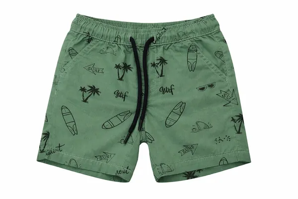 Green_Cotton_Surf_Print_Shorts_For_Boys