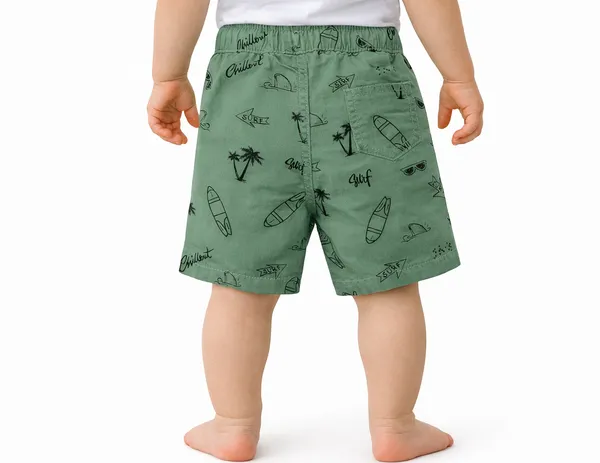 Green_Cotton_Surf_Print_Shorts_For_Boys