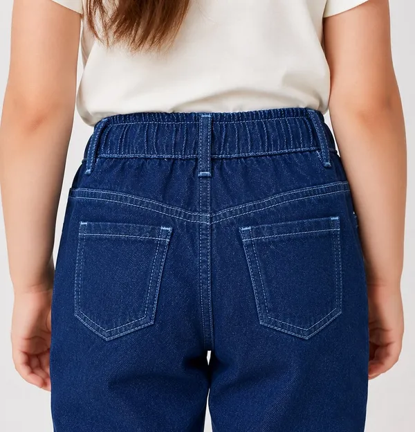 100%_Cotton_Denim_Embroidered_Pull-On_Jeans_�_Dark_Blue