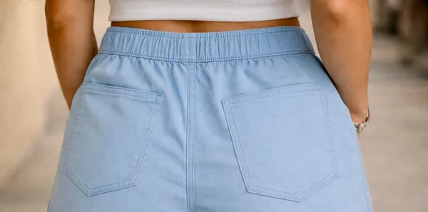 Blue_Cotton_Elastic_Waist_Pull-On_Trousers_For_Girls