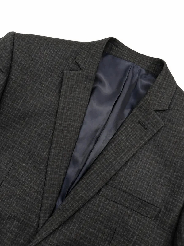 Checked_Notched_Lapel_Single-Breasted_Tailored_Fit_Blazers