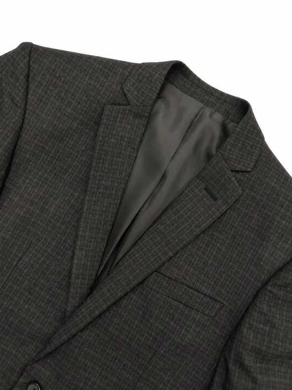 Checked_Notched_Lapel_Single-Breasted_Tailored_Fit_Blazers