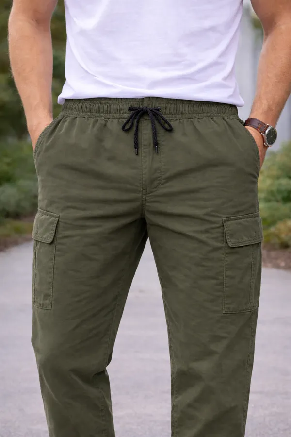 Olive_Cotton_Relaxed_Fit_Cargo_Trousers_For_Men