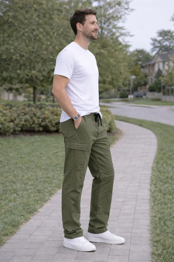 Olive_Cotton_Relaxed_Fit_Cargo_Trousers_For_Men