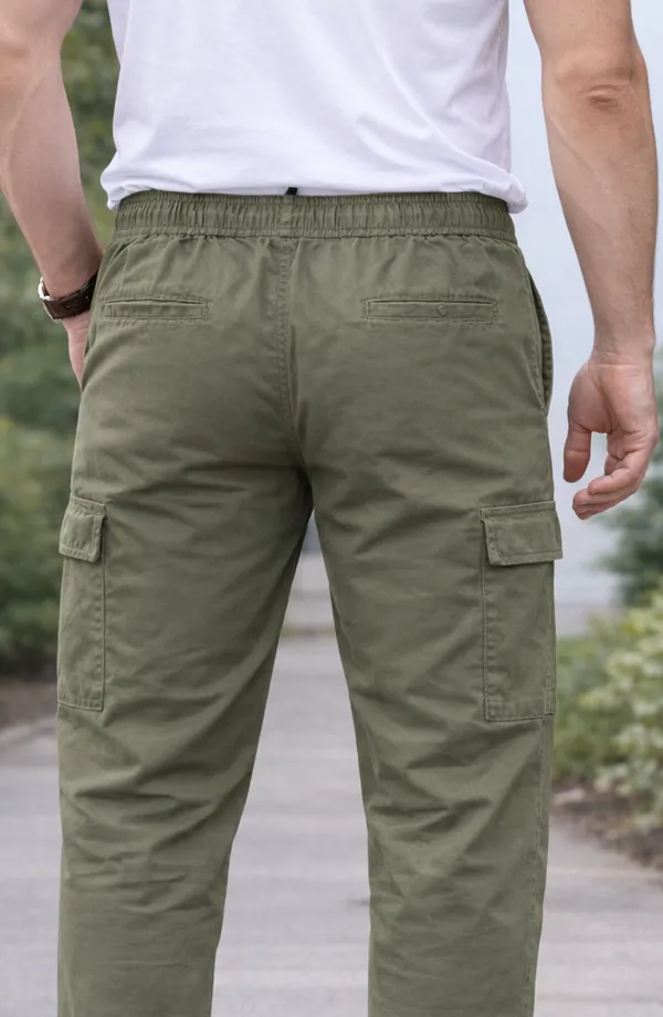 Olive_Cotton_Relaxed_Fit_Cargo_Trousers_For_Men