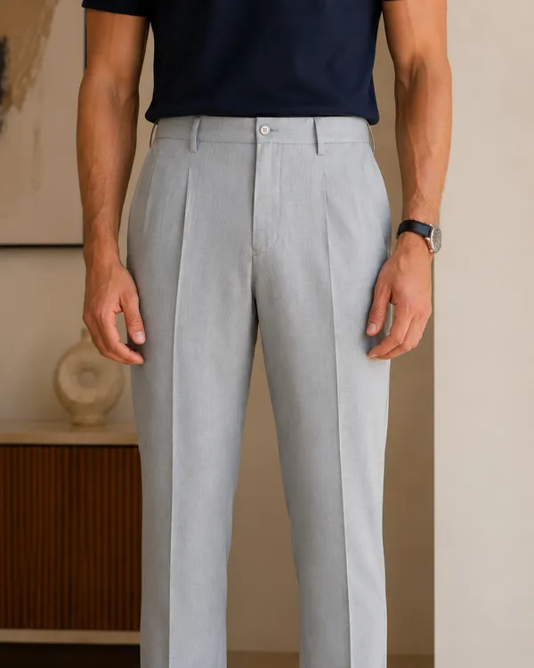 Grey_Polyester_Tailored_Fit_Formal_Trousers_For_Men