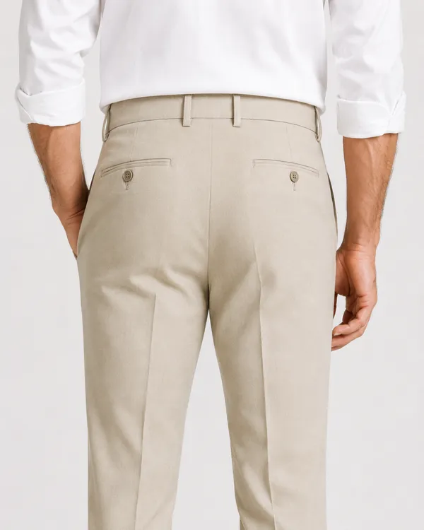 Lime_Green_Polyester_Tailored_Fit_Formal_Trousers_For_Men