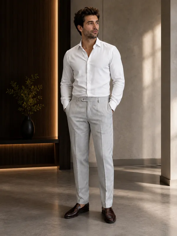Grey_Polyester_Tailored_Fit_Formal_Trousers_For_Men