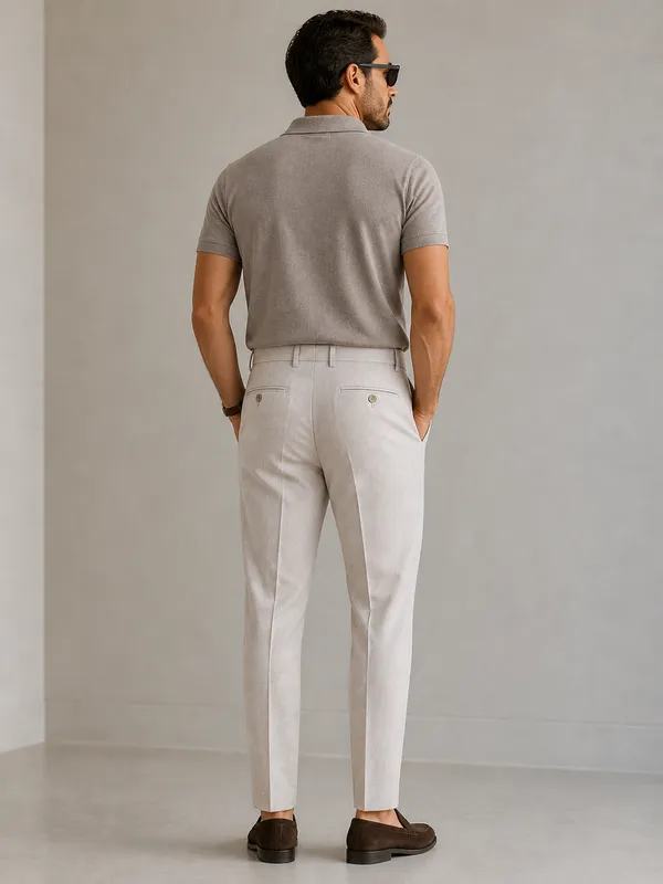 Beige_Polyester_Tailored_Fit_Formal_Trousers_For_Men