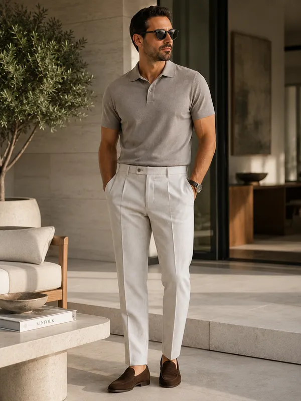 Beige_Polyester_Tailored_Fit_Formal_Trousers_For_Men