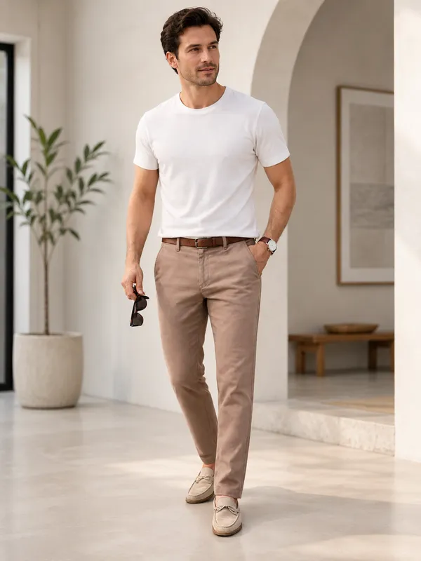 Brown_Cotton_Slim_Fit_Trousers_For_Men