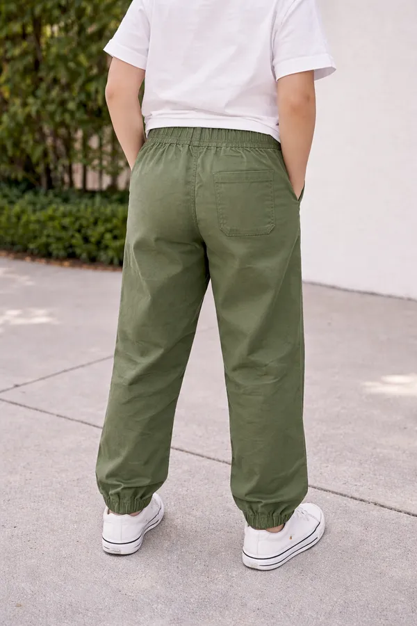 Olive_Cotton_Regular_Fit_Cargo_Jogger_Trousers_For_Boys