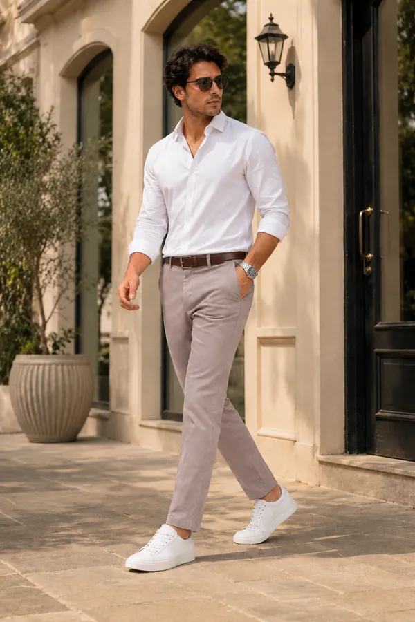Grey_Melange_Cotton_Slim_Fit_Trousers_For_Men