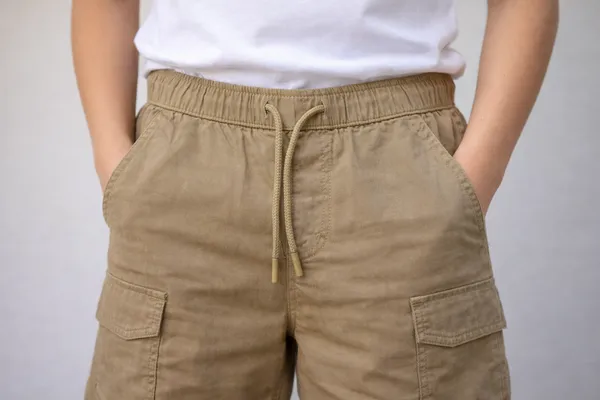 Beige_Cotton_Cargo_Shorts_For_Boys