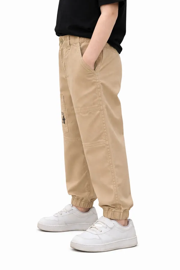 Khaki_Cotton_Regular_Fit_Cargo_Trousers_For_Boys