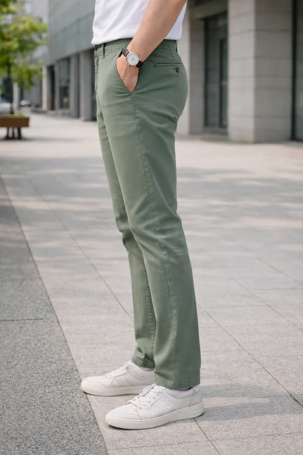Green_Cotton_Slim_Fit_Trousers_For_Men