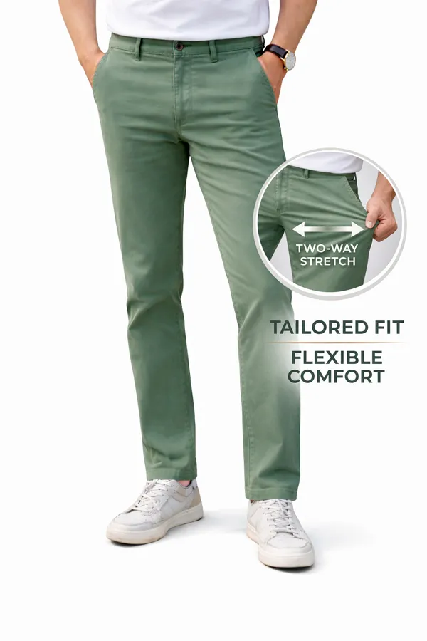 Green_Cotton_Slim_Fit_Trousers_For_Men