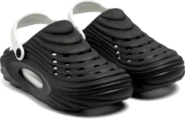Black_EVA_Textured_Clogs_with_Strap