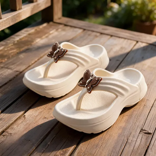 Beige_Thick_Sole_Butterfly_Flip_Flops