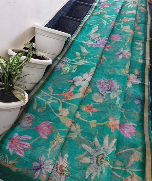 Khaat_Trends_Pure_Kota_Doria_Hand_Block_Digital_Printed_Saree_With_Blouse