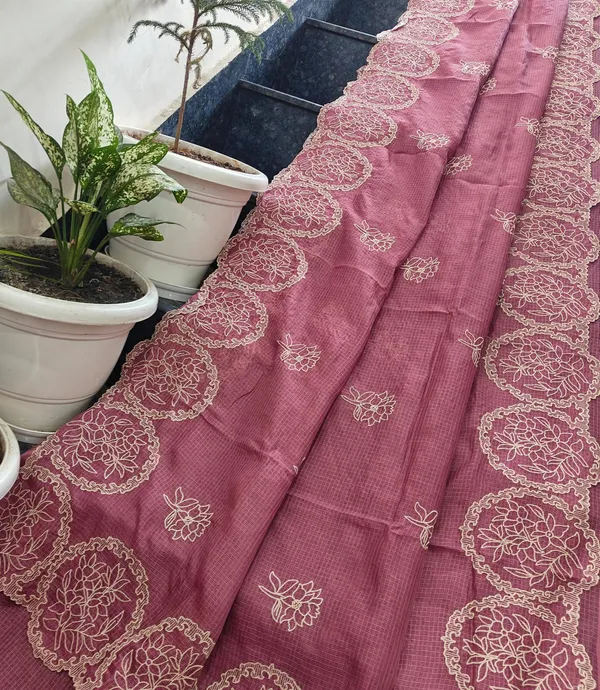Khaat_Trends_Soft_Silk_Embroidery_With_Cut_Work_Saree_With_Blouse