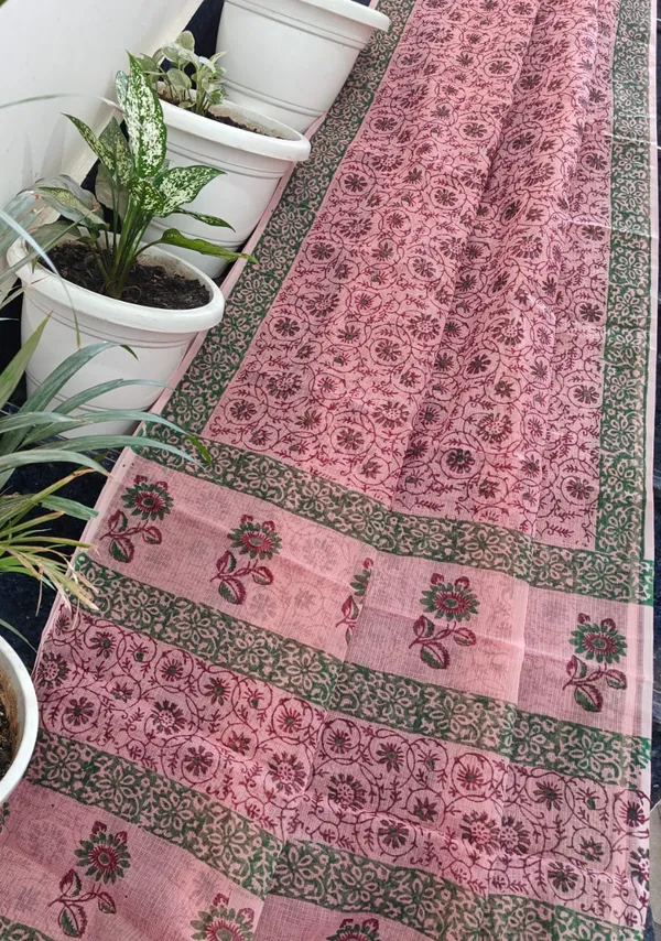 Khaat_Trends_Kota_Doria_Hand_Block_Printed_Saree_With_Blouse