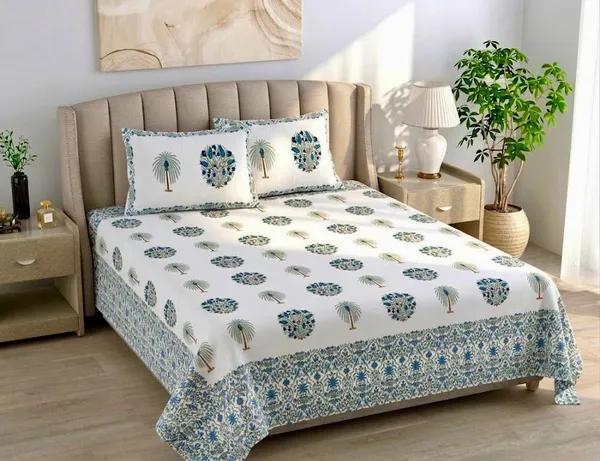 Maati_Trends_Pure_Cotton_Hand_Block_Printed_Bed_Sheet_With_Pillow_Cover