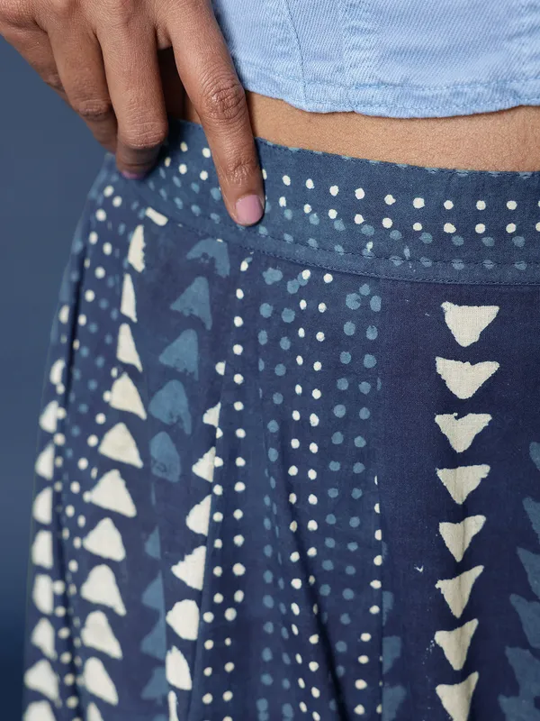 Iridaa_Jaipur_Trends_Cotton_Indigo_Block_Printed_Skirt