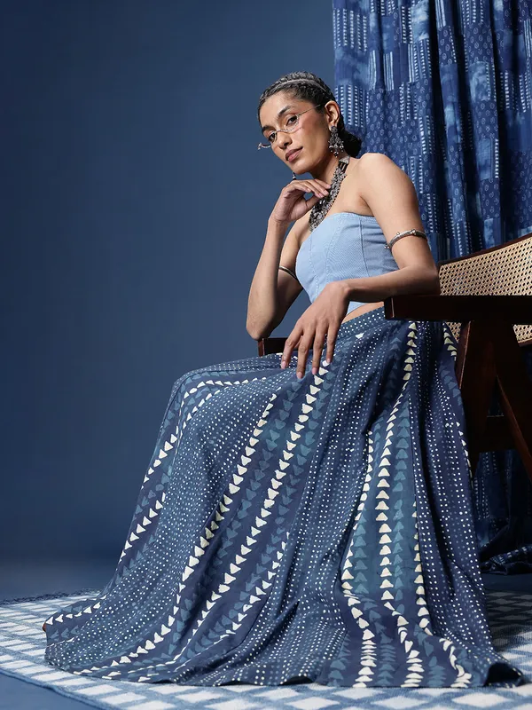 Iridaa_Jaipur_Trends_Cotton_Indigo_Block_Printed_Skirt